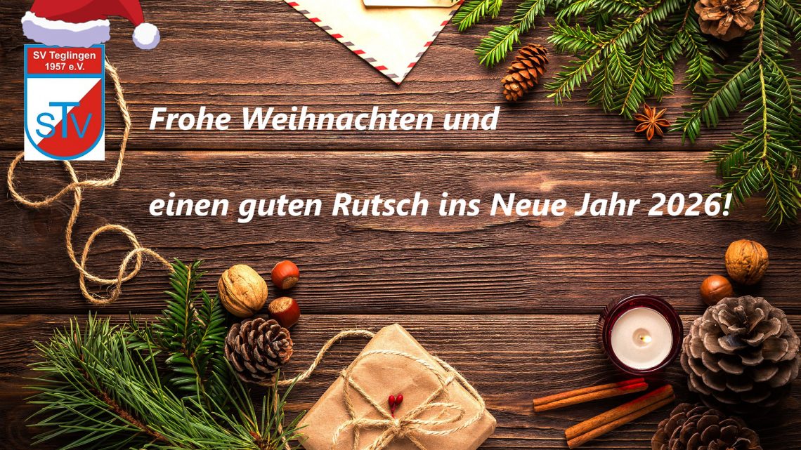 Frohe Weihnachten und einen guten Rutsch!